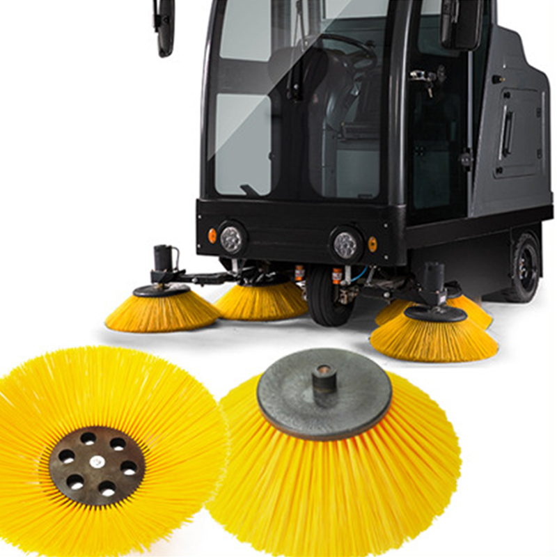 Environmental sanitation sweeping machine edge brush usage scenario 